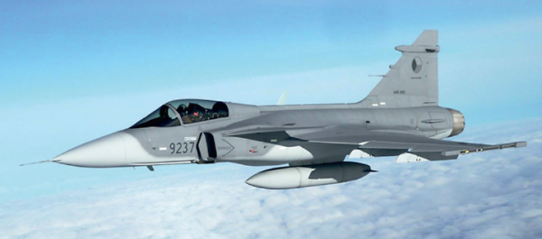 Figure 1.The JAS 39 Gripen fighter aircraft